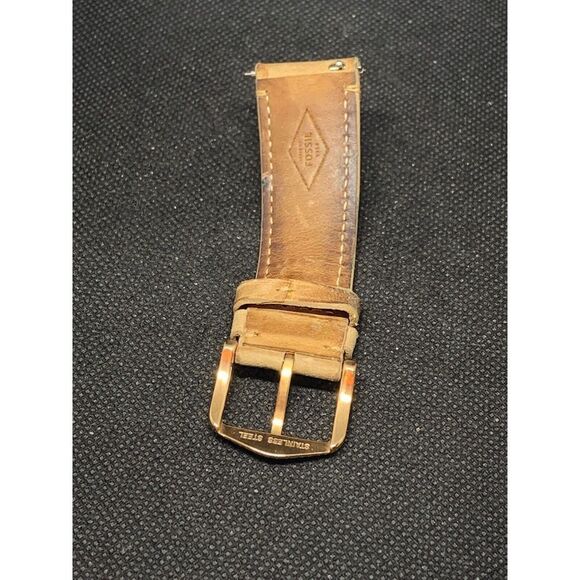 Fossil Genuine Leather Half Band Bracelet Strap 21mm S364 - Picture 3 of 7